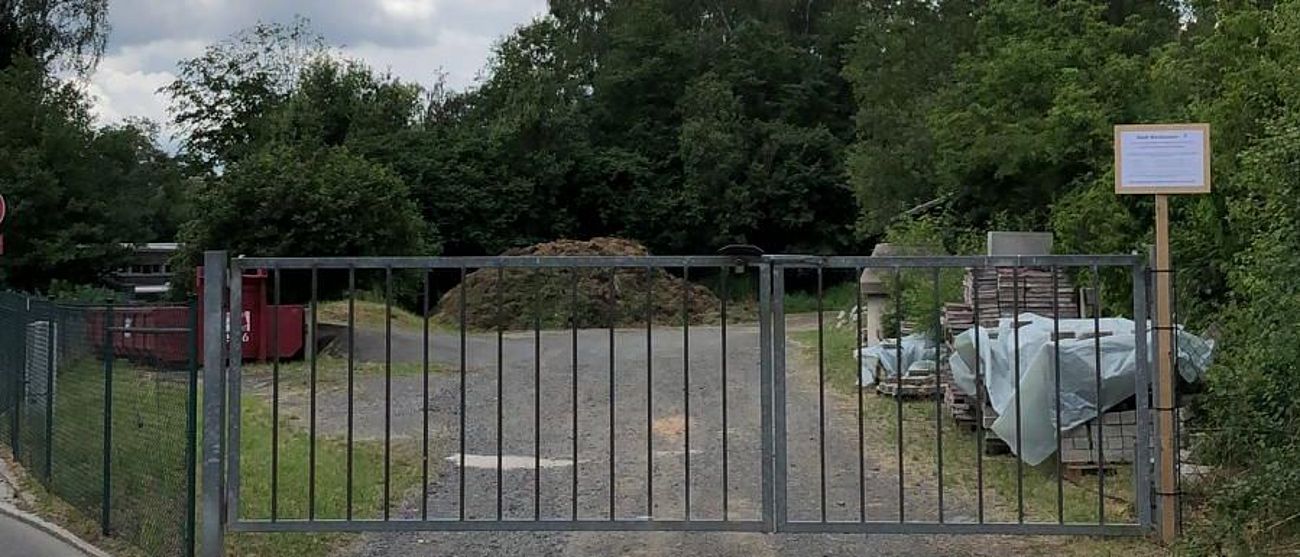 Ansicht Grüngutannahme